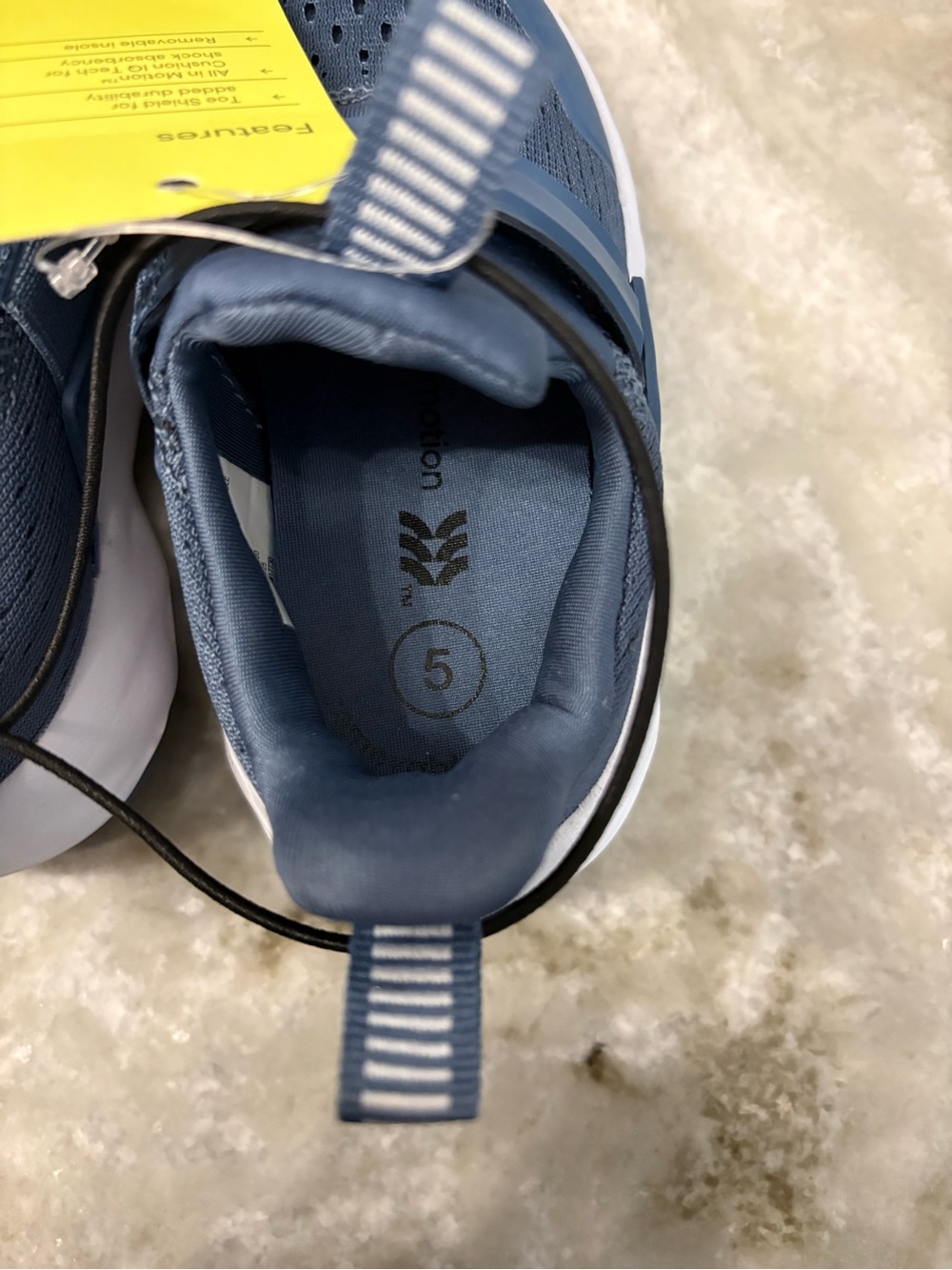 NWT Toddler All In Motion Dillon Slip-On Performance Sneakers Sz 5c Blue Running - Picture 7 of 7